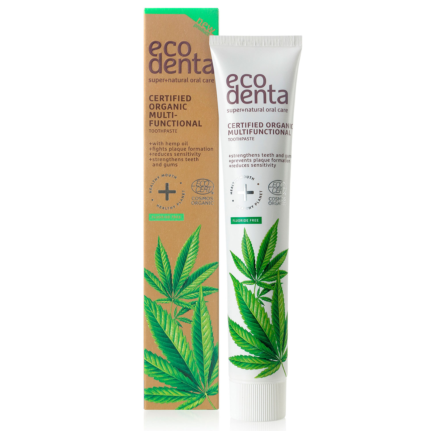 EcoDenta Bio-Multifunktions-Zahnpasta Hemp Oil 75 ml