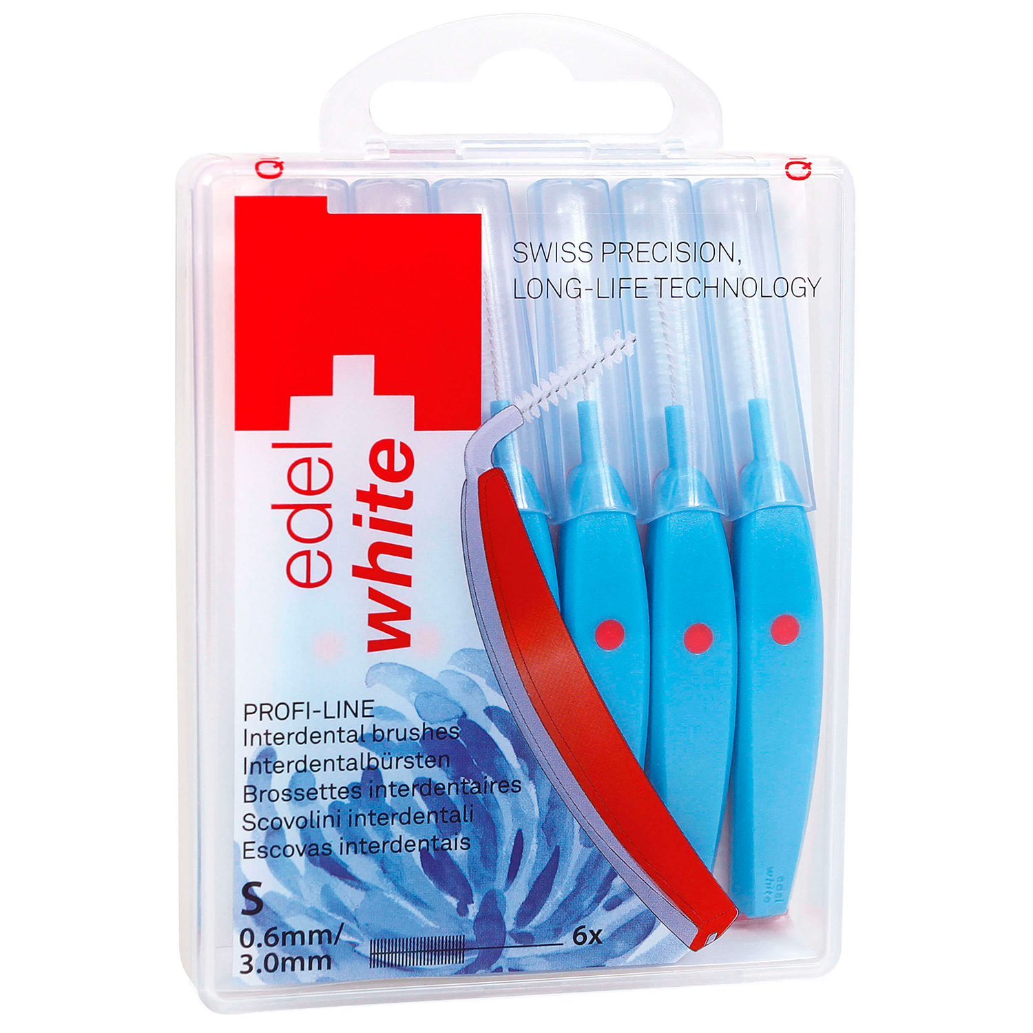 Edel+White Zwischenraumbürsten EasyFlex S 0,60 mm BLAU