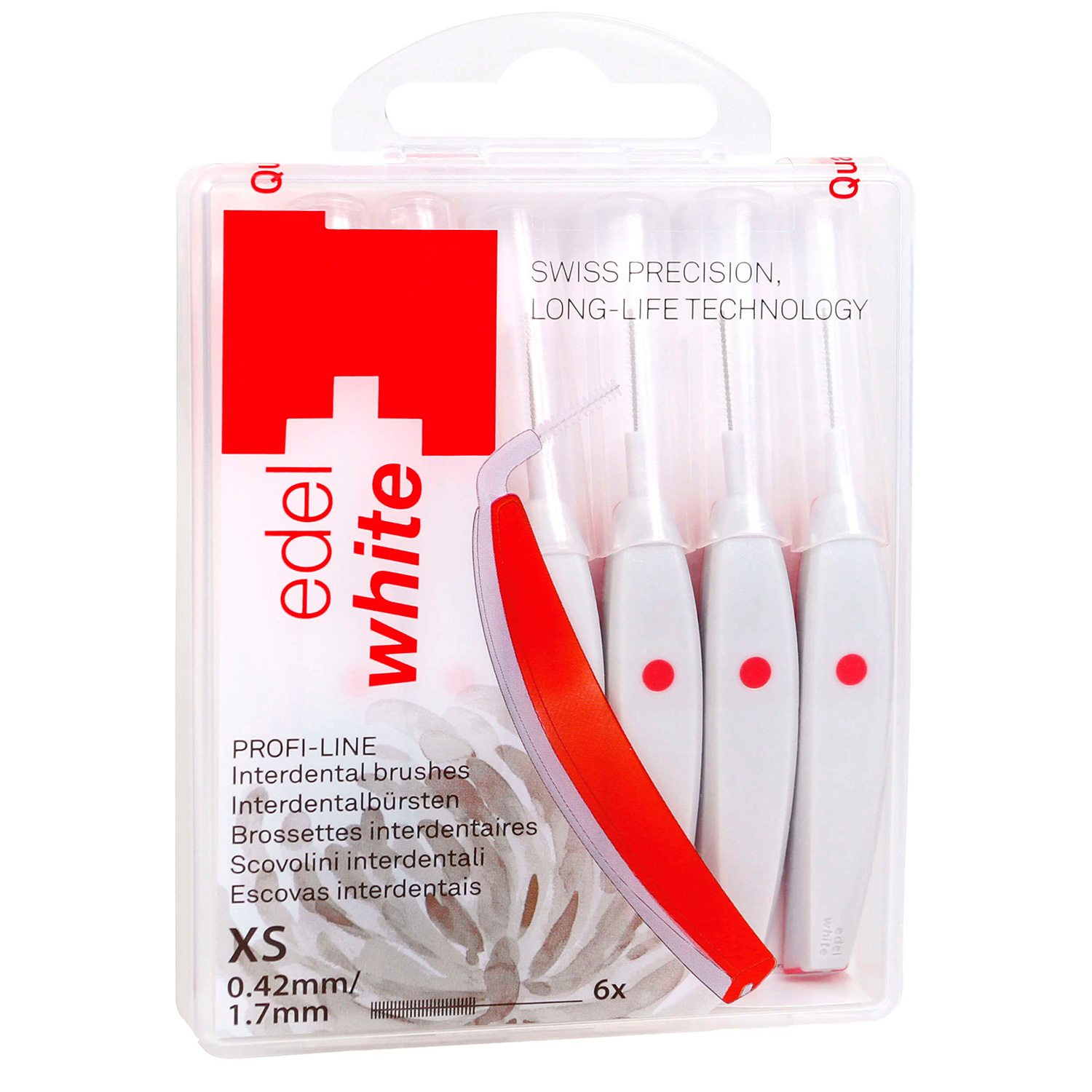 Edel+White Zwischenraumbürsten EasyFlex XS 0,42 mm GRAU