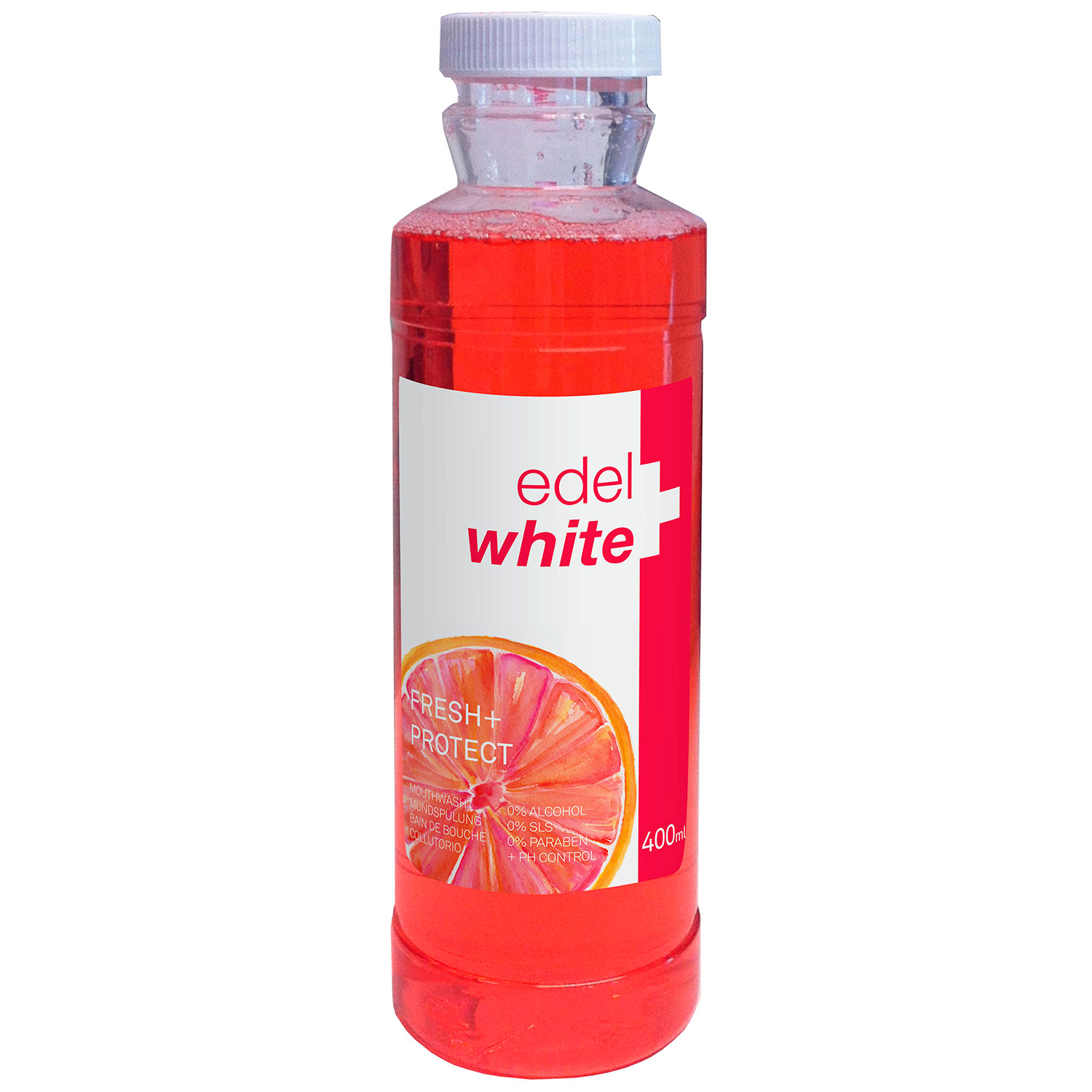 Edel+White Mundwasser Limette Grapefruit Fresh + Protect 400 ml.