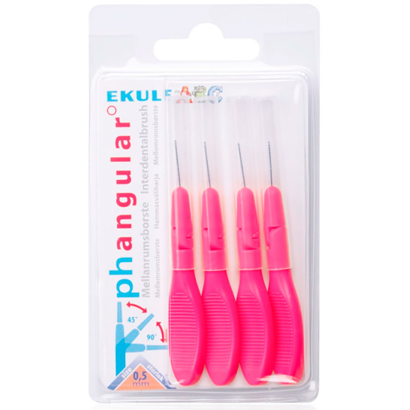 Ekulf Winkelspaltbürsten 0,50 mm ROT
