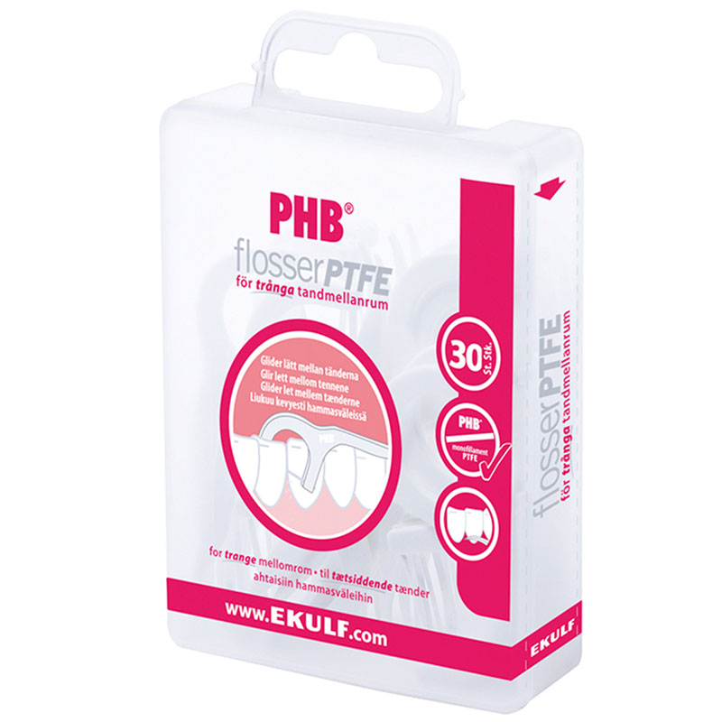 Ekulf PHB Flosser PTFE Tandtrådsbøjler