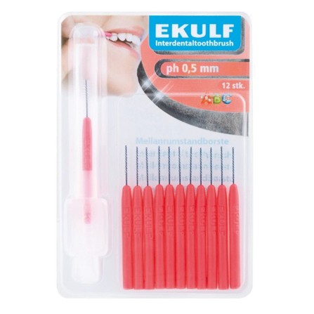 Ekulf ph Gap Bürsten 0,5 mm ROT