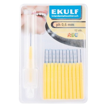 Ekulf ph Gap Bürsten 0,6 mm GELB