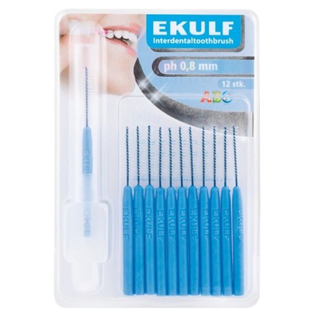 Ekulf ph Gap Bürsten 0,8 mm BLAU