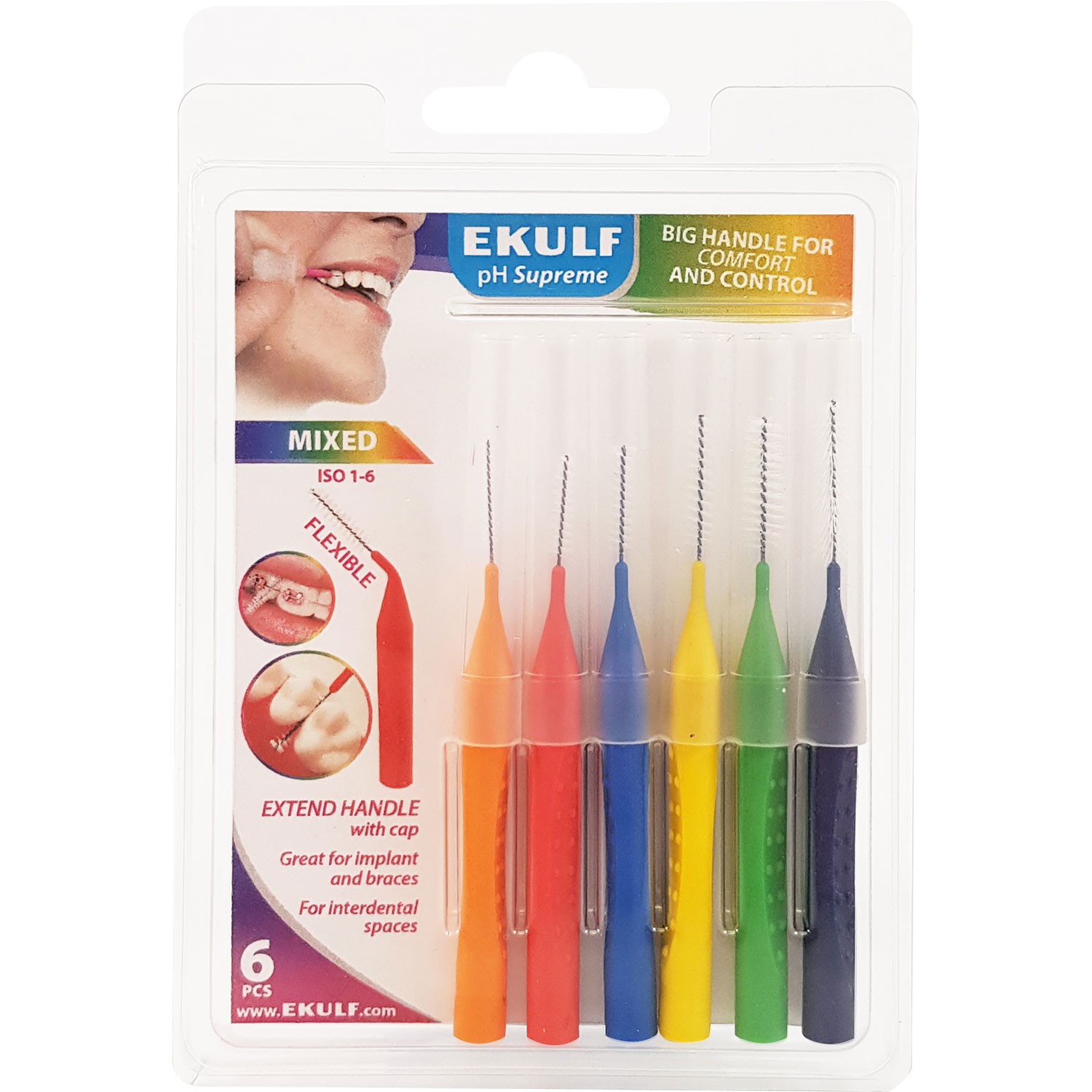 Ekulf PH Supreme Mellemrumsbørster Mixpakke