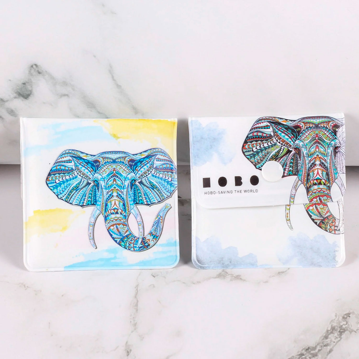 Taschenaschenbecher Abstrakte Motive Tiere ELEFANT