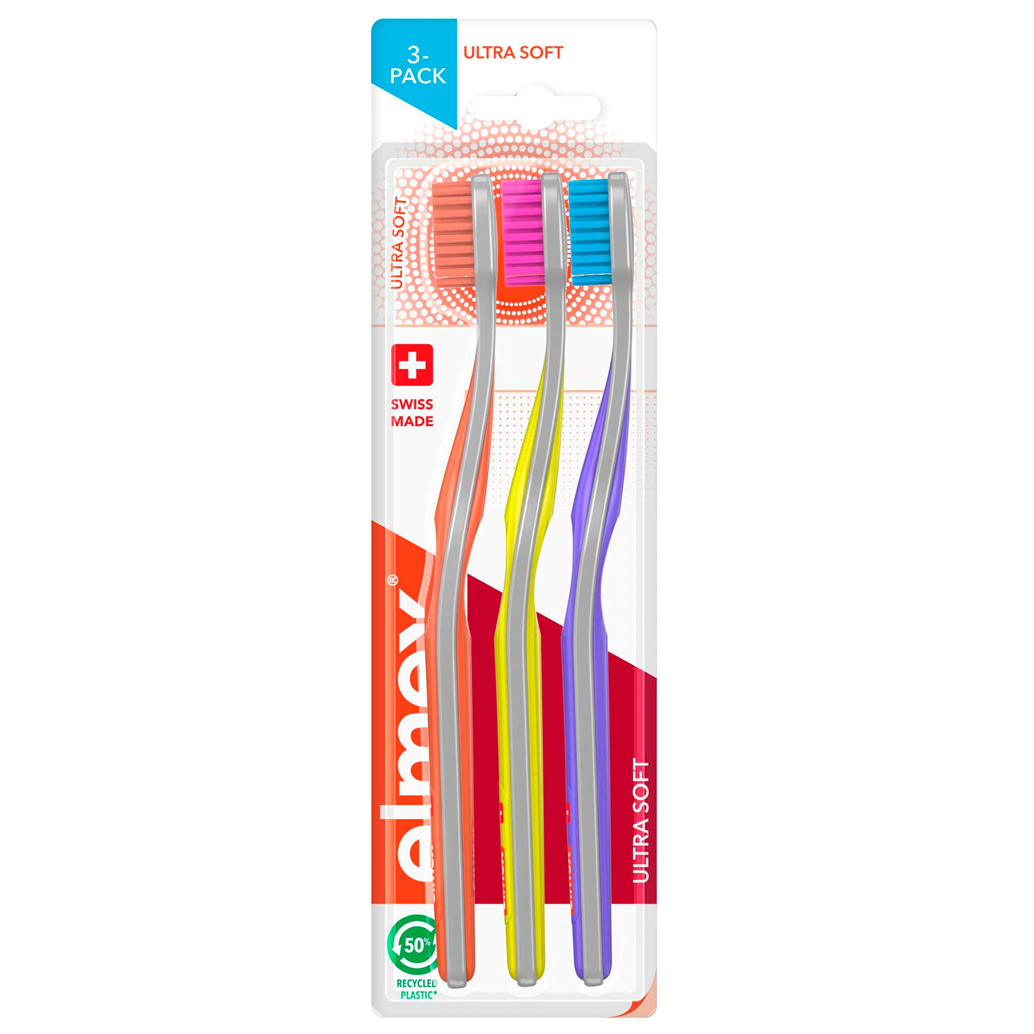 Elmex Zahnbürsten 3er-Pack. Ultra Soft