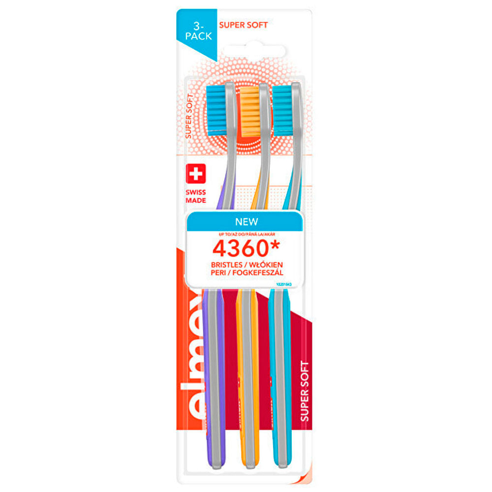 Elmex Tandbørster 3-pk. Super Soft