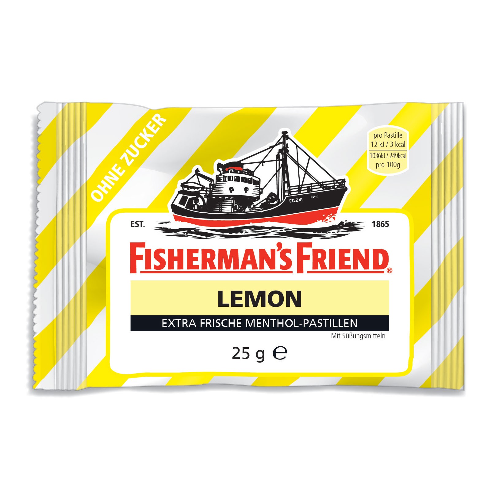 Fisherman's Friend Lemon - Zuckerfreie Halstabletten
