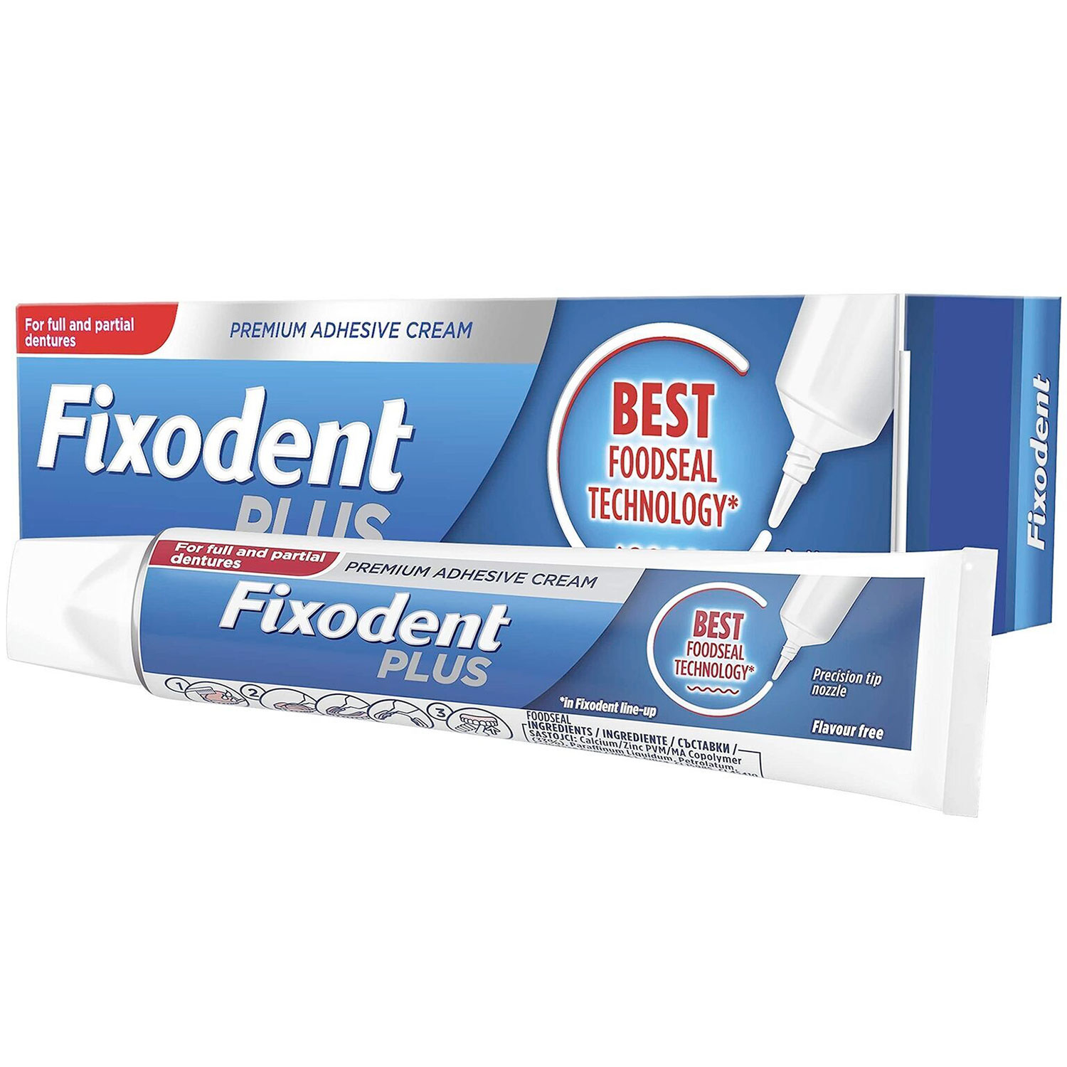 Fixodent Proteselim Plus Food Seal Klæbemiddel til Protese