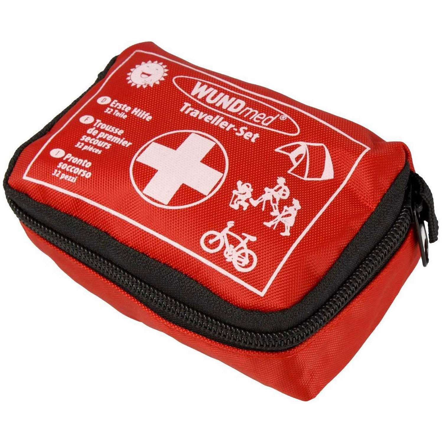 Wundmed Erste-Hilfe-Set Reiseset Kleine Tasche mit 32 Teilen