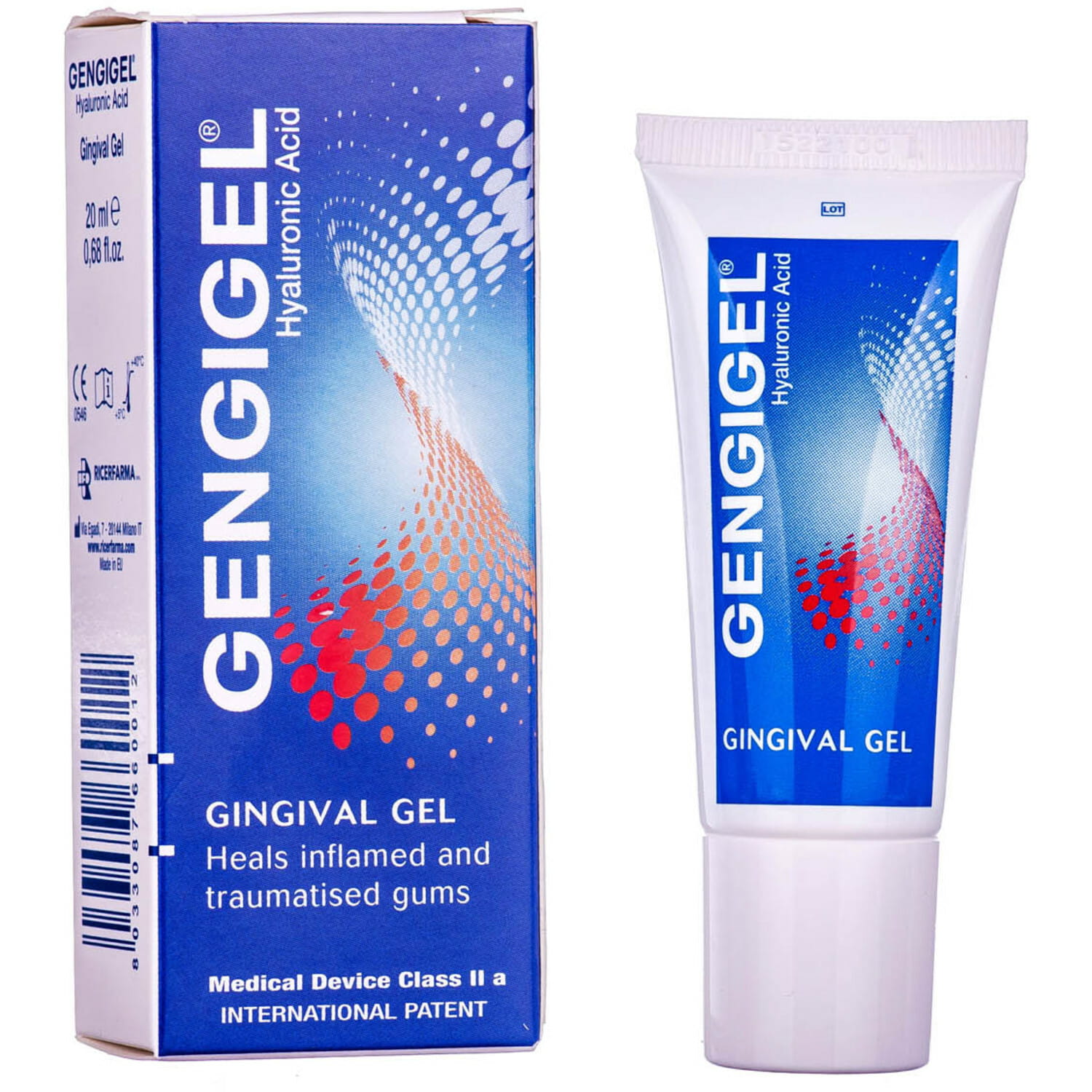 Sårhelende Gel Gengigel 20 ml. Tandkødsbetændelse, paradentose og sår i munden