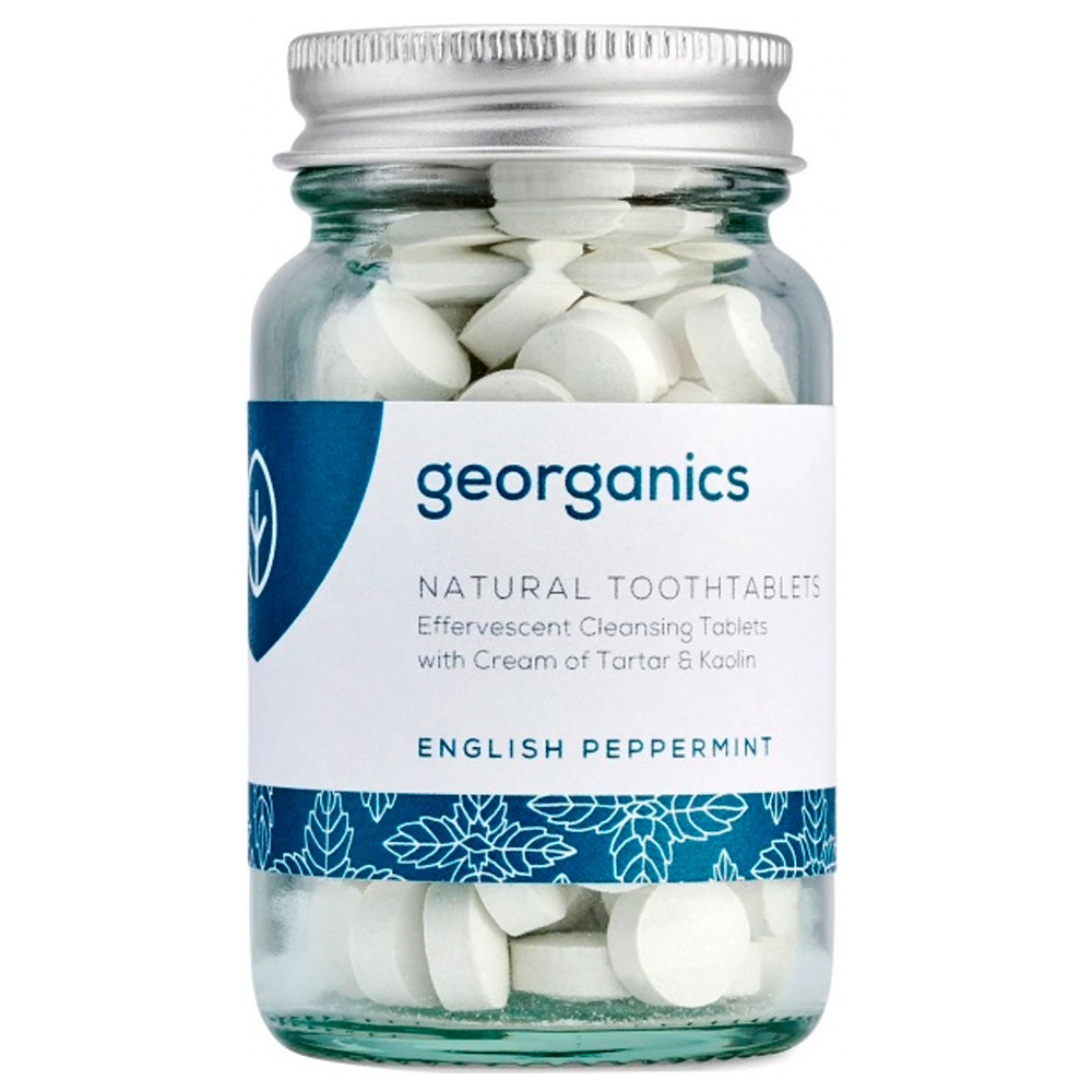 Tandpasta Tabletter Georganics English Peppermint 120 stk.