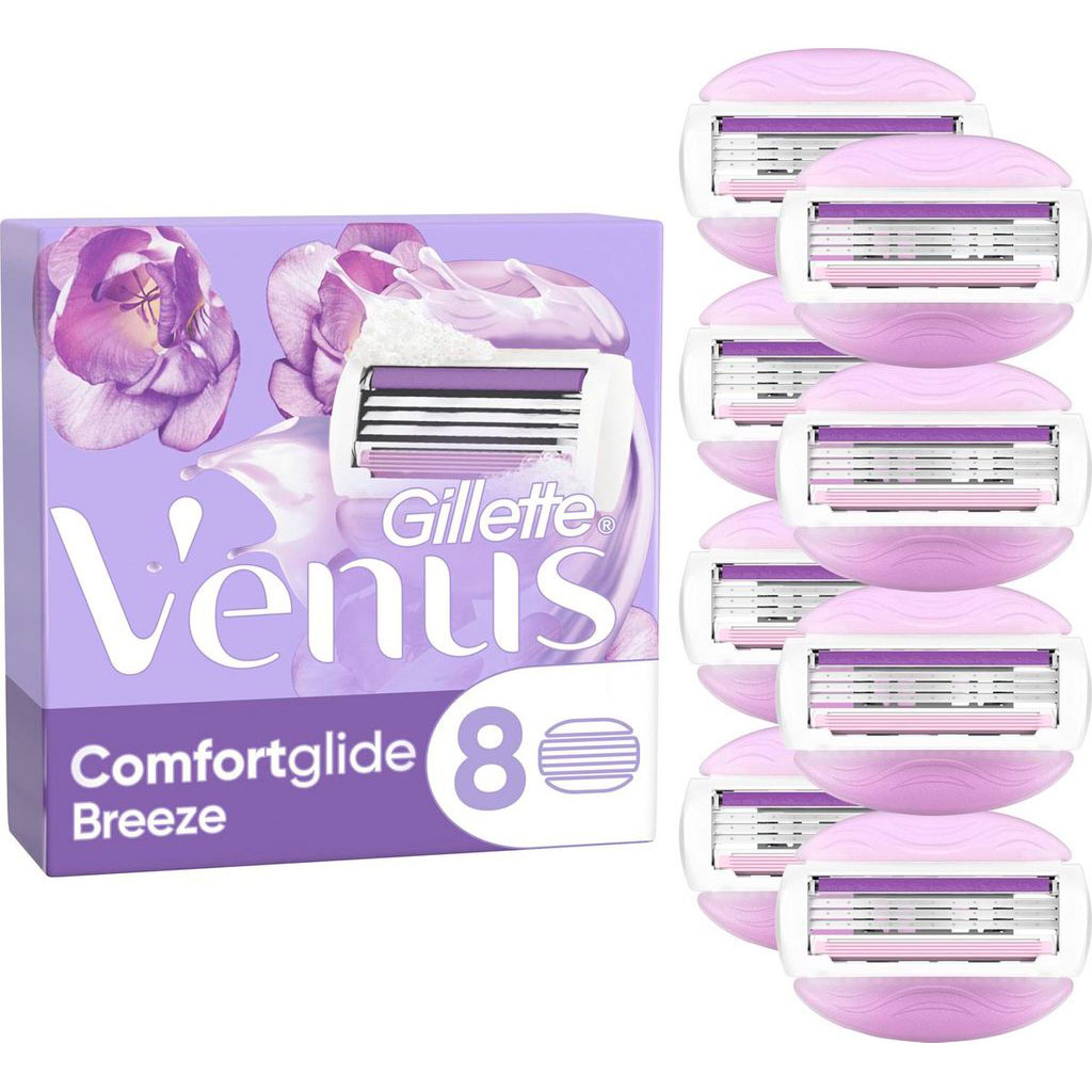 Gillette Venus Breeze Comfortglide Rasierklingen, 8 Stück.