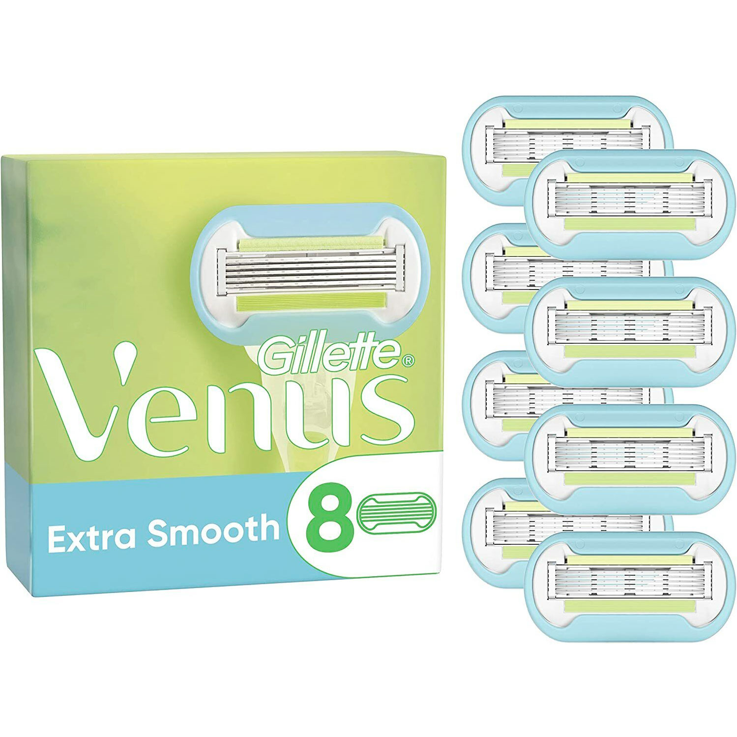 Gillette Venus Extra Smooth 8er-Pack. Rasierklingen