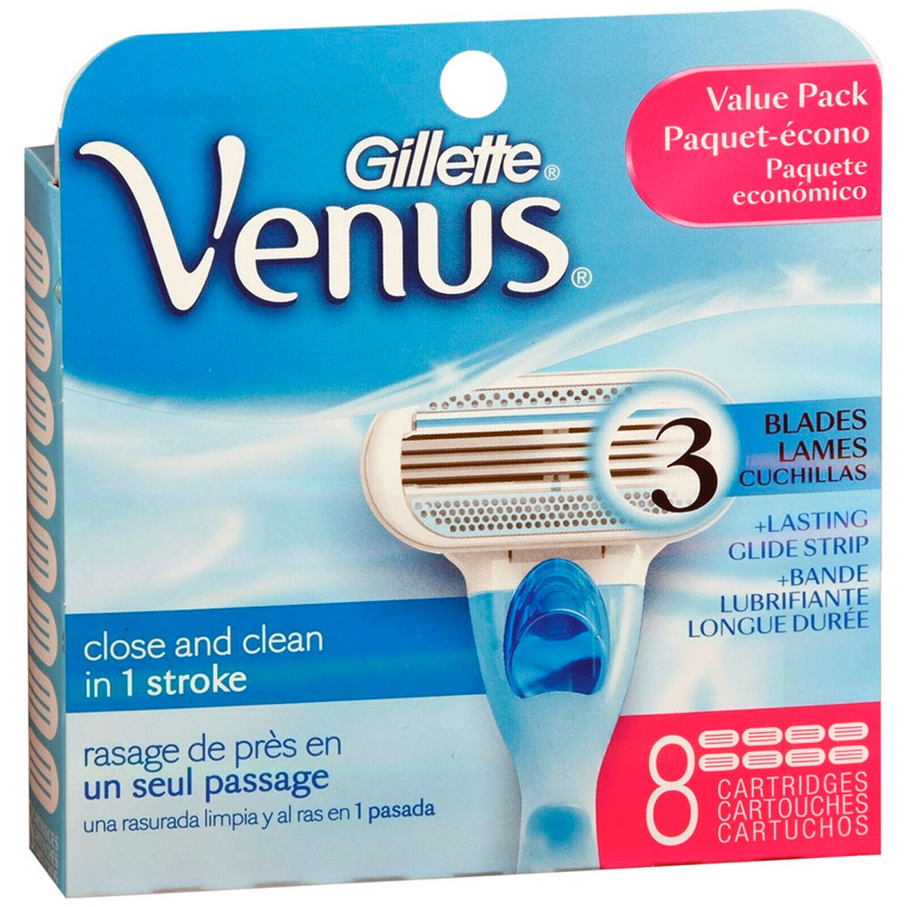 Gillette Rasierklingen Venus 8er-Pack.