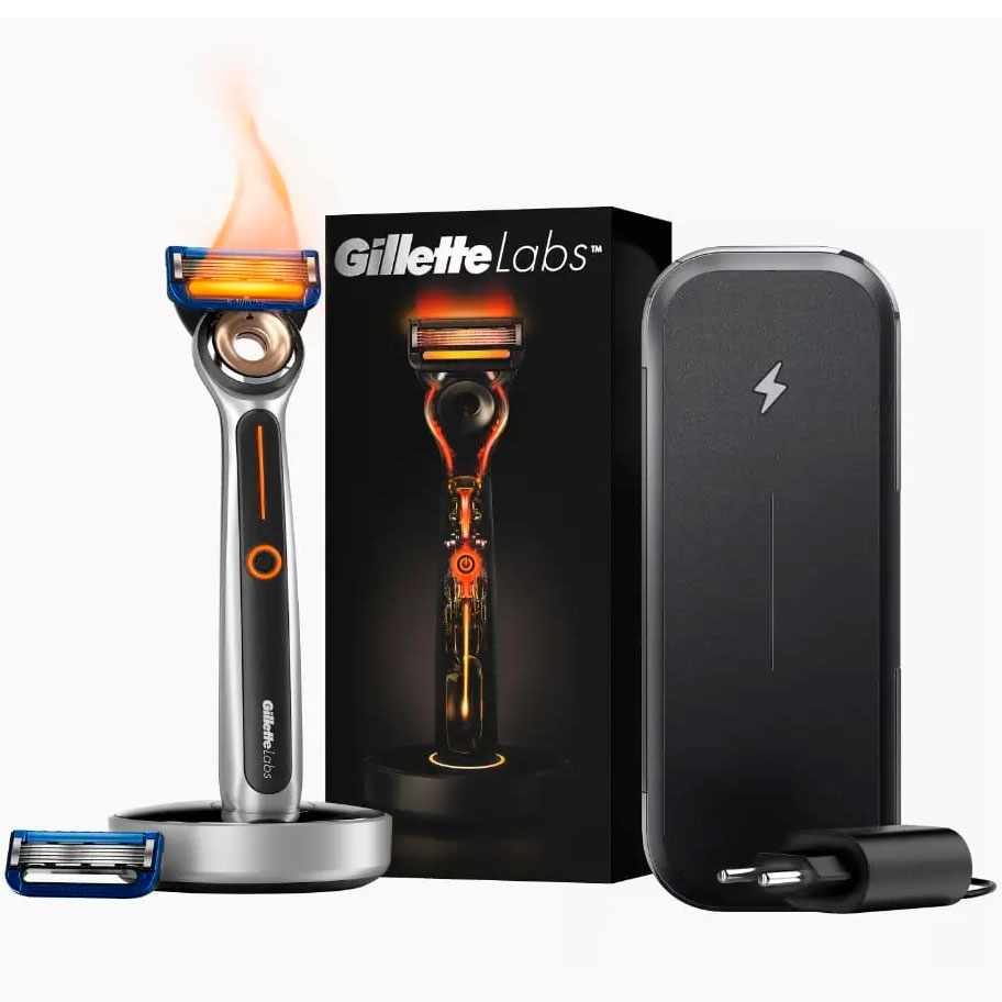 GilletteLabs Heated Razor Elektrorasierer-Reisepaket