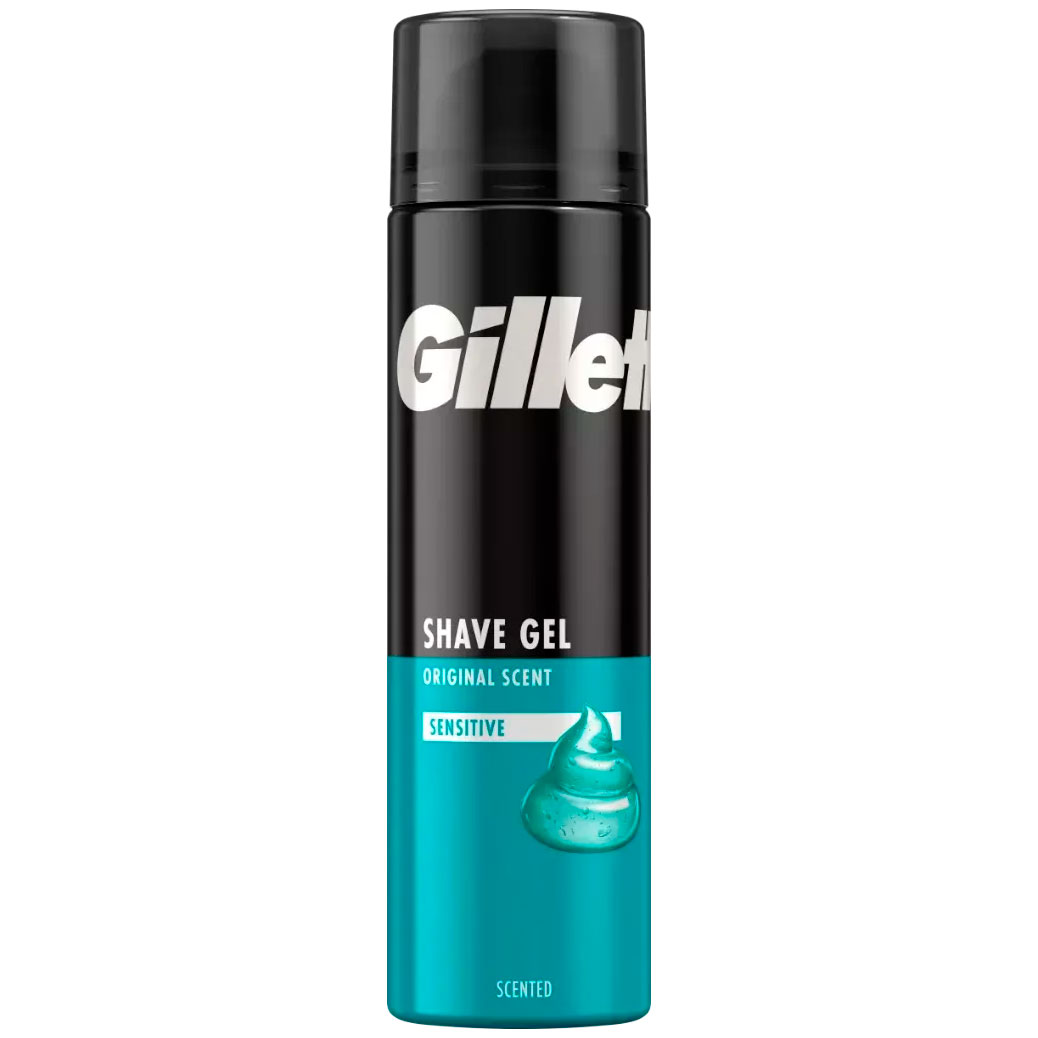Gillette Barbergel Sensitive Skin 200 ml.