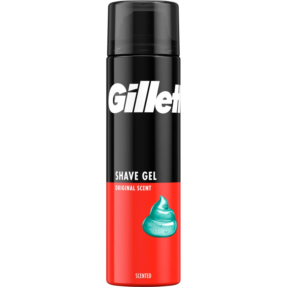 Gillette Bar Gel Normale Haut Rot Original 200 ml.