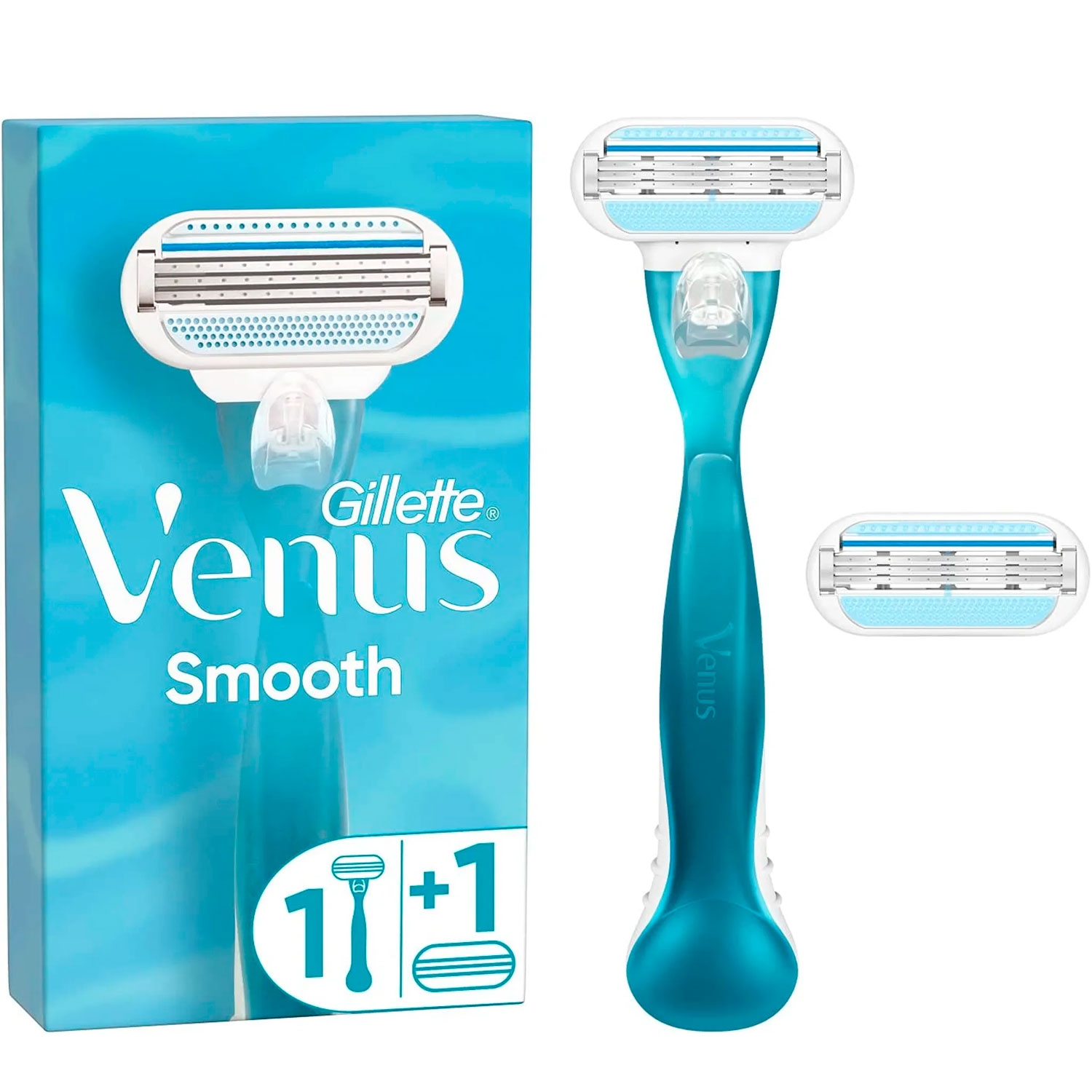 Gillette Rasierer Venus Smooth 2 Rasierklingen