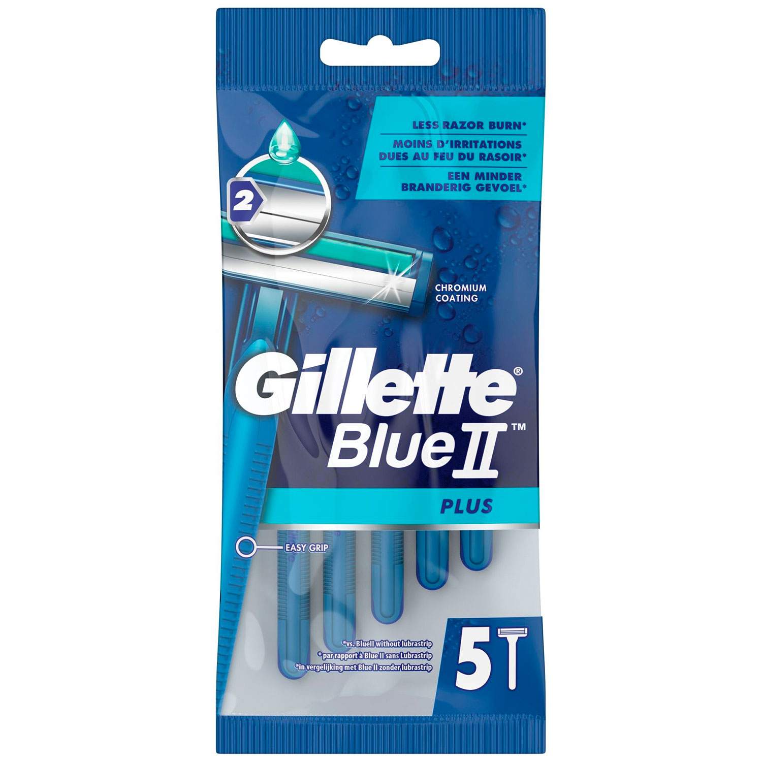 Gillette Einwegschaber Blue II Plus 5er-Pack.