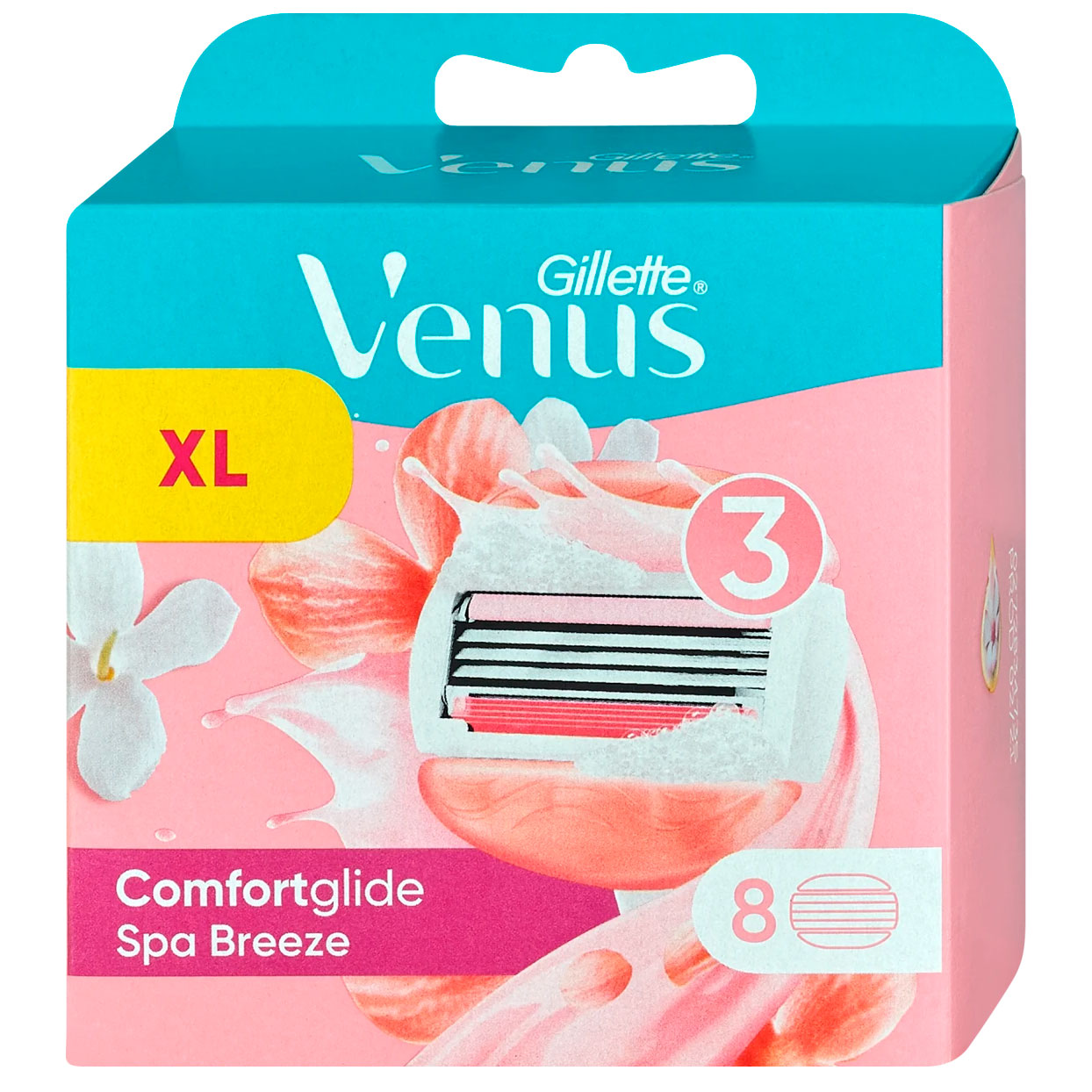 Gillette Venus Comfortglide Barberblade 8 stk. Spa Breeze