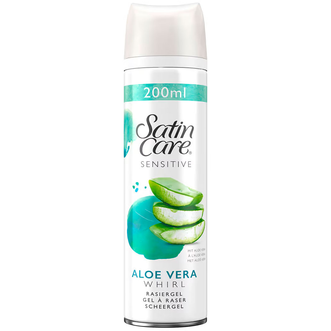 Riegelgel Satin Care Aloe Vera Sensitive 200 ml.