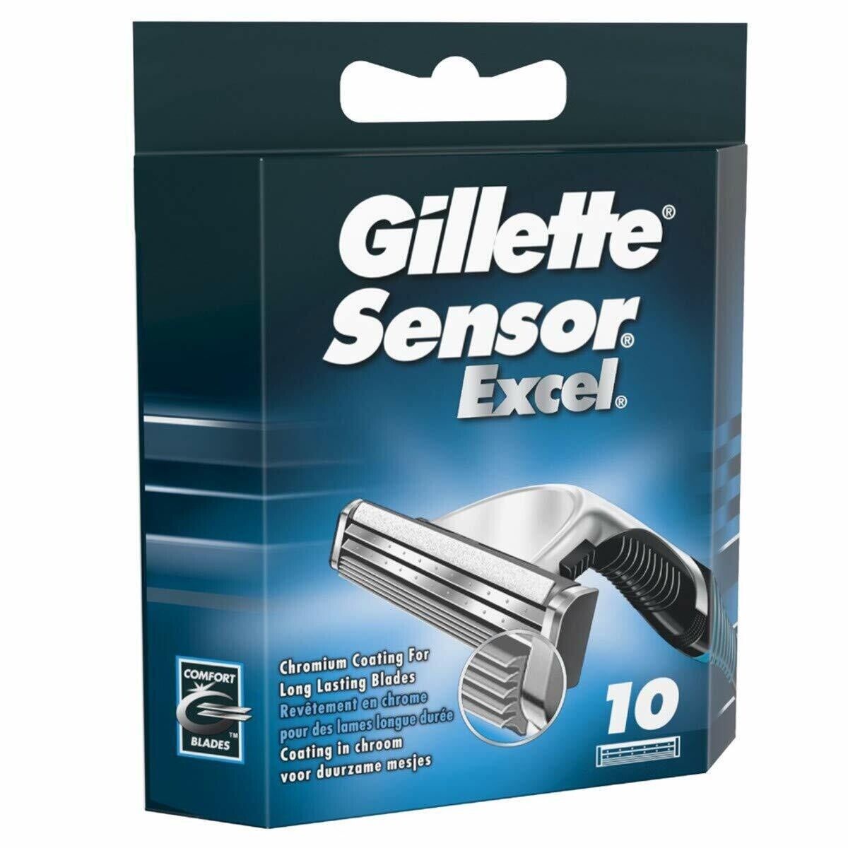 Gillette Sensor EXCEL 10er-Pack. Rasierklingen