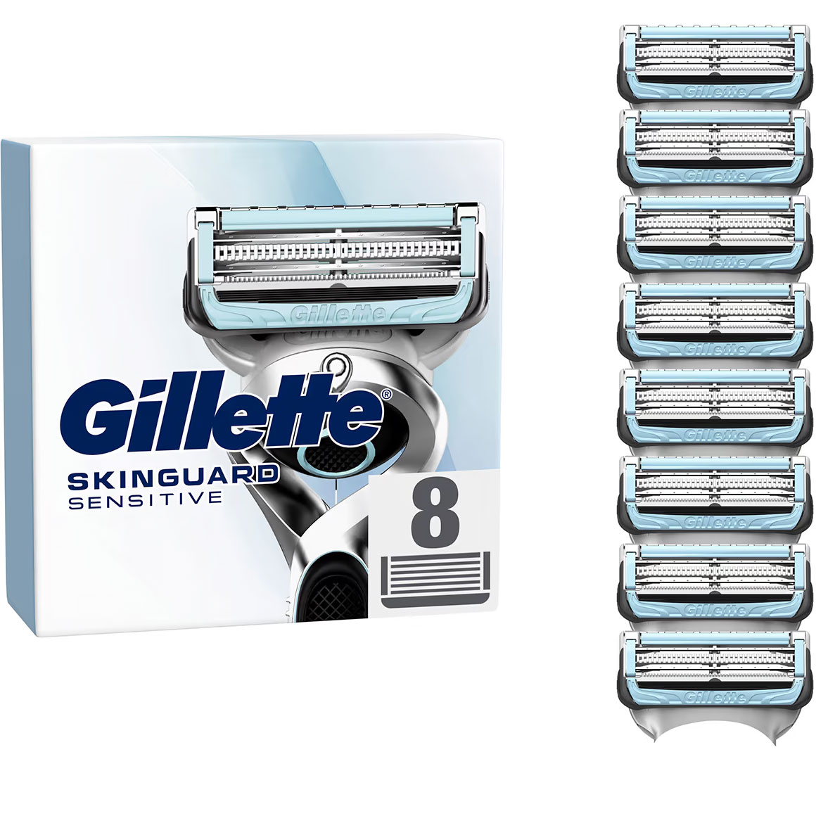 Gillette SkinGuard Sensitive 8 stk. Barberblade