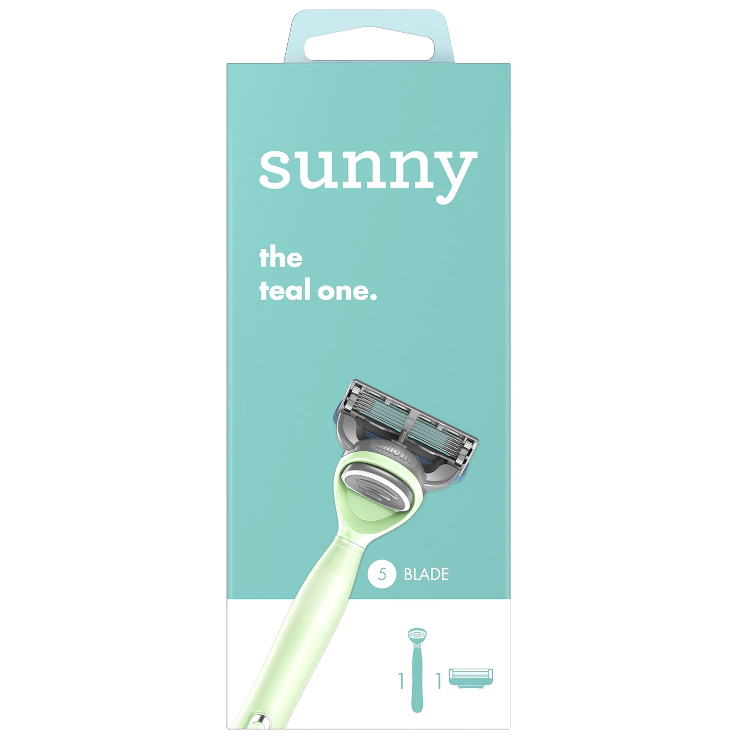 Gillette SUNNY Rasierer The Teal One