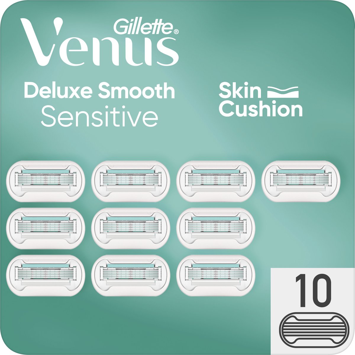 Gillette Venus Deluxe Smooth Sensitive Rasierklingen 10 Stk.