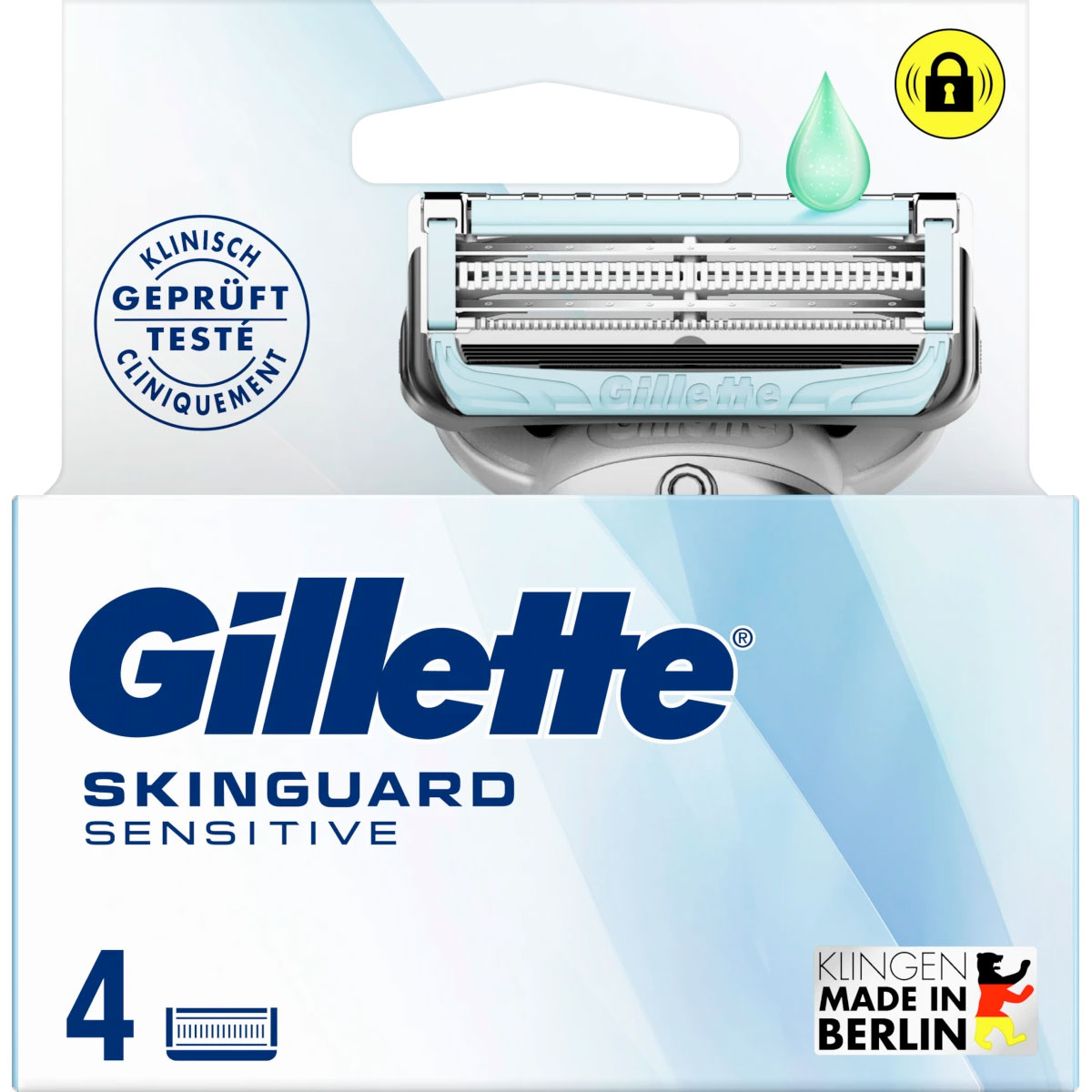 Gillette SkinGuard Sensitive Rasierklingen 4 Stk.