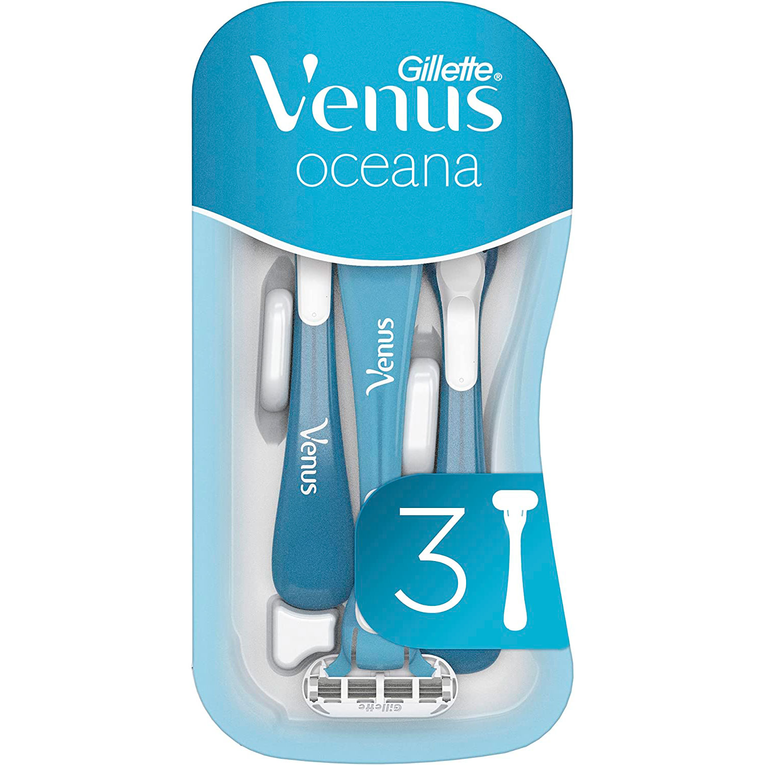 Gillette Venus 3 Einwegrasierer Ocean 3er-Pack.