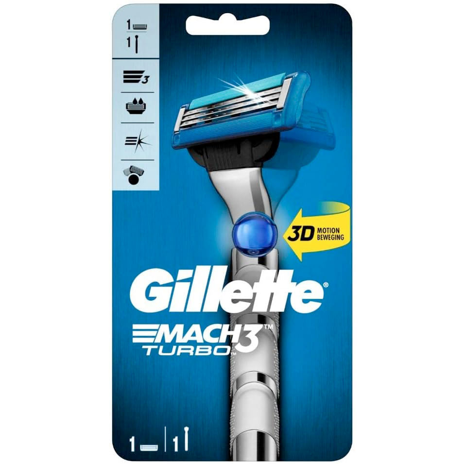 Mach3 Turbo Gillette Rasierer