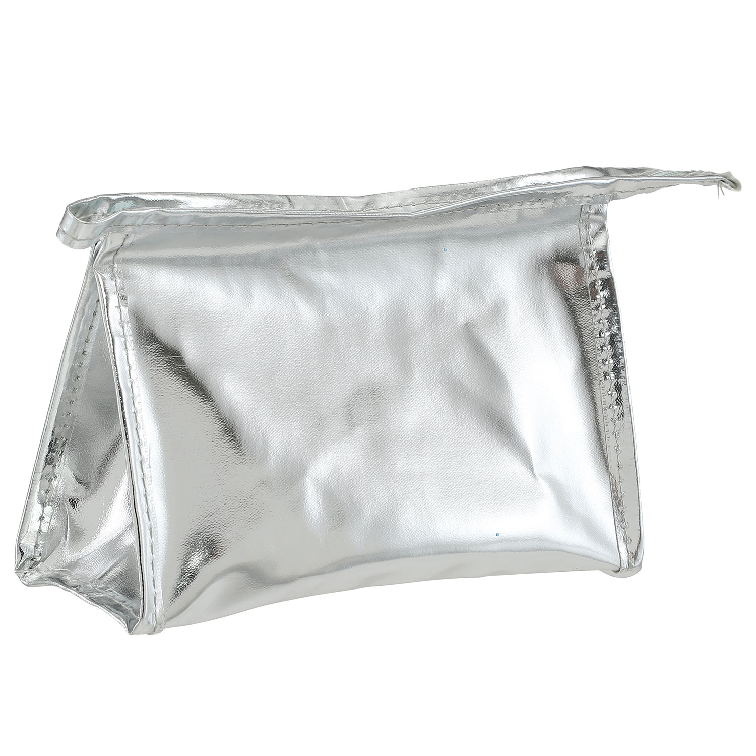 Glänzende Toiletten- und Kosmetiktasche - mehrere Farben SILVER