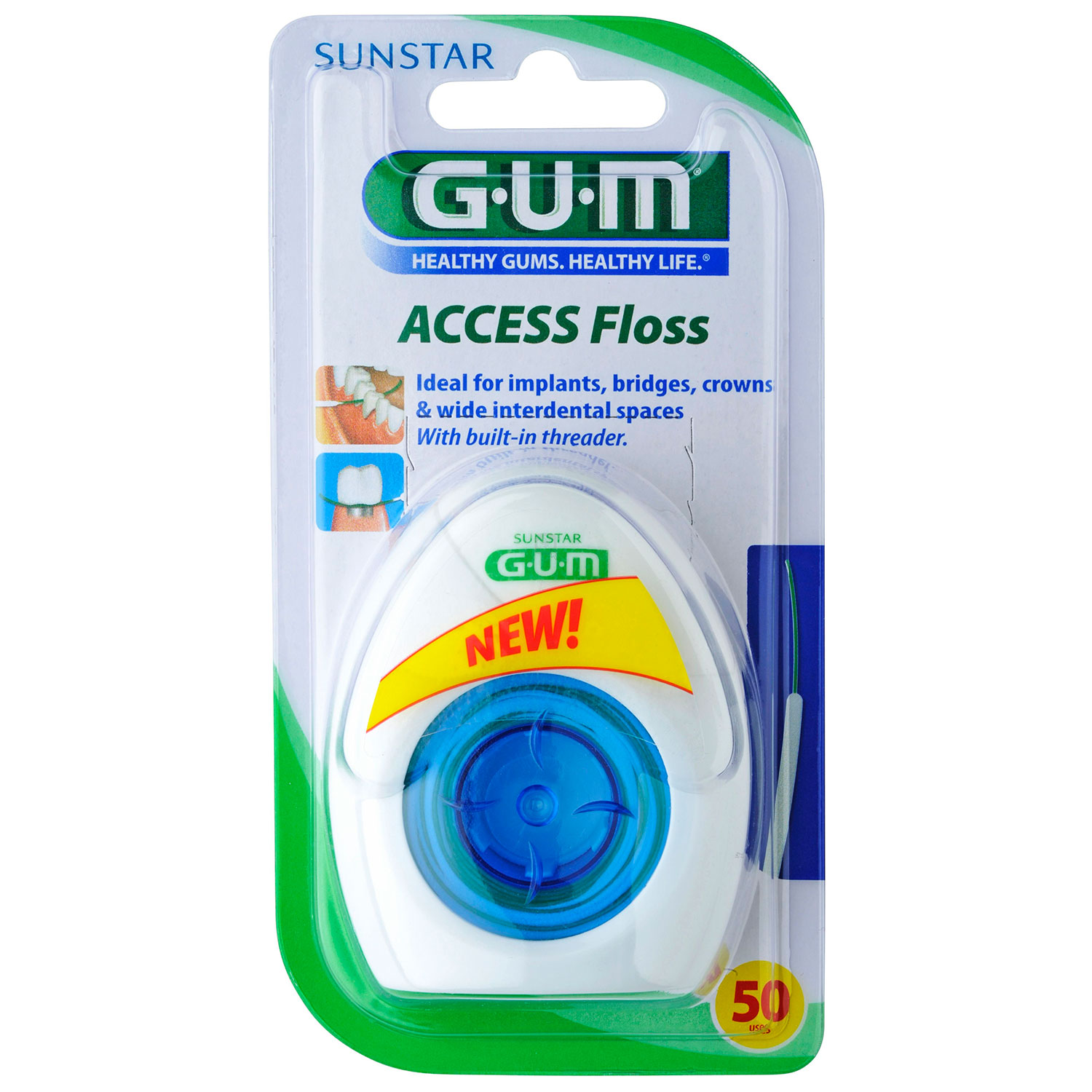 GUM Dental Floss Access Floss 50 Stk.