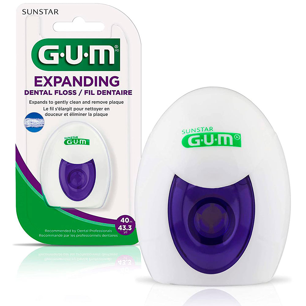 GUM Tandtråd Expanding Floss Til Følsomme Tænder
