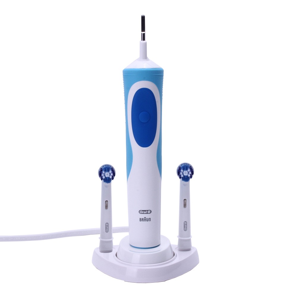 Halter für die elektrische Zahnbürste Oral-B und 2 Zahnbürstenköpfe