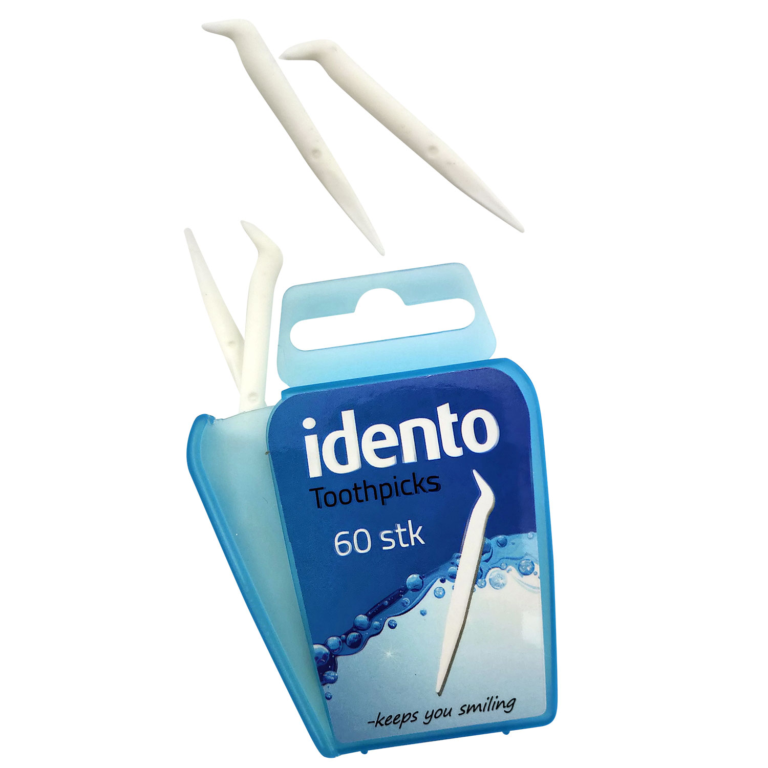 Idento Toothpicks Plast Tandstikkere 60 stk.