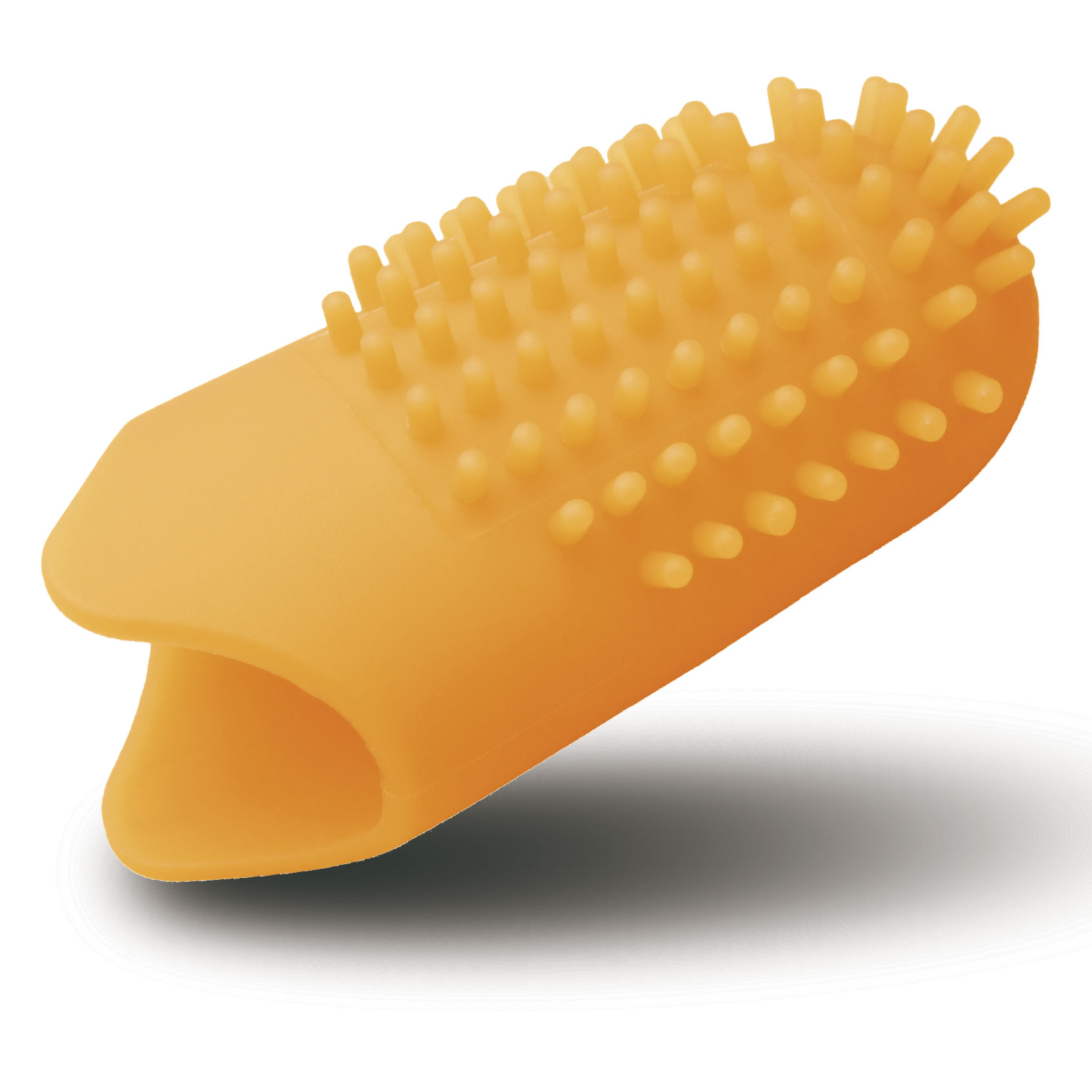 Fingerzahnbürste Melo Iko Kids Bio Sweet Orange - Ab 6 Jahren.