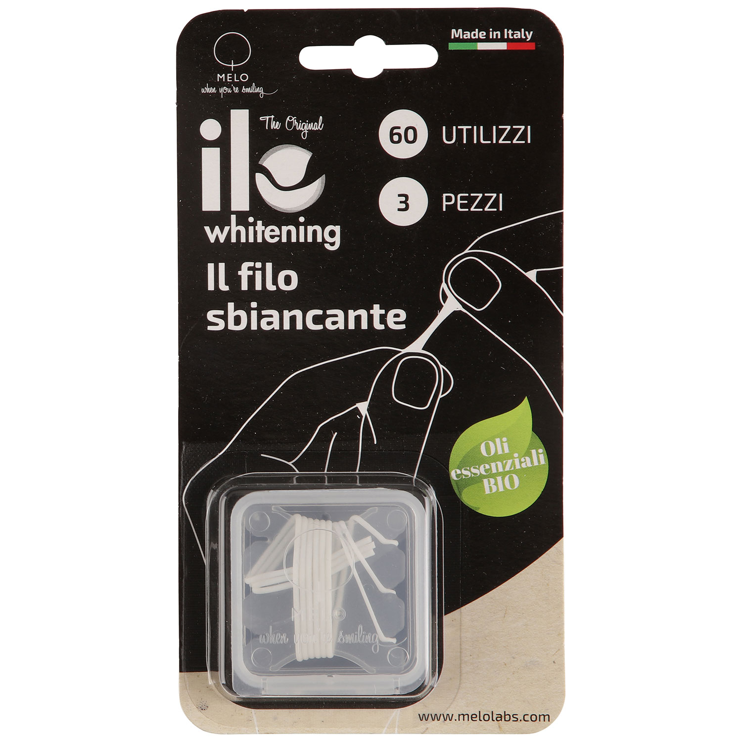 Zahnseide MELO ILo Bio White Floss