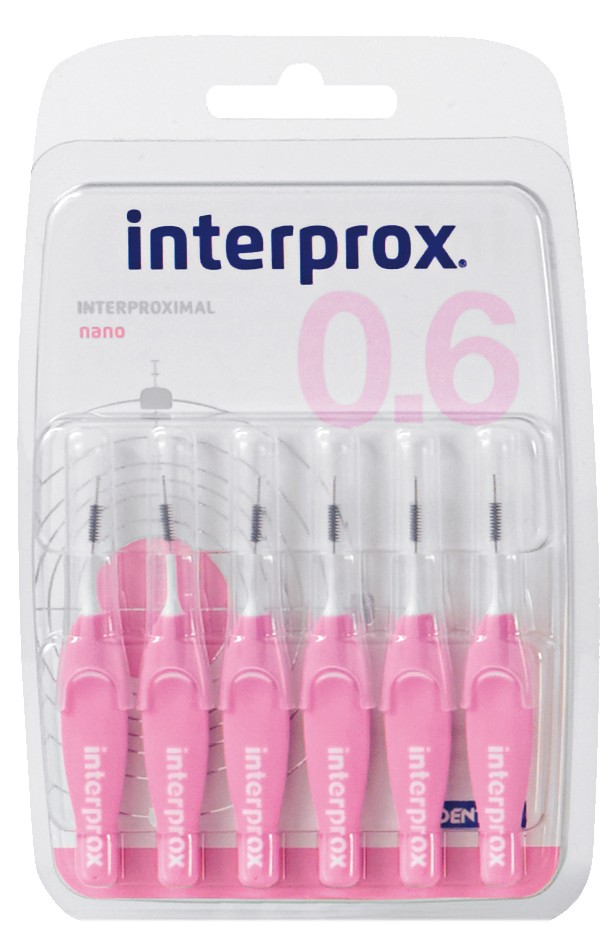 InterProx 4G Premium Space Brushes - Nano - 0,6 mm - ROSA