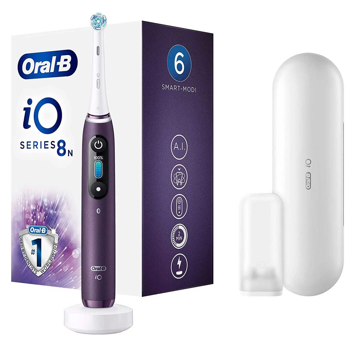 Oral-B El-tandbørste iO Series 8n VIOLET Ametrine