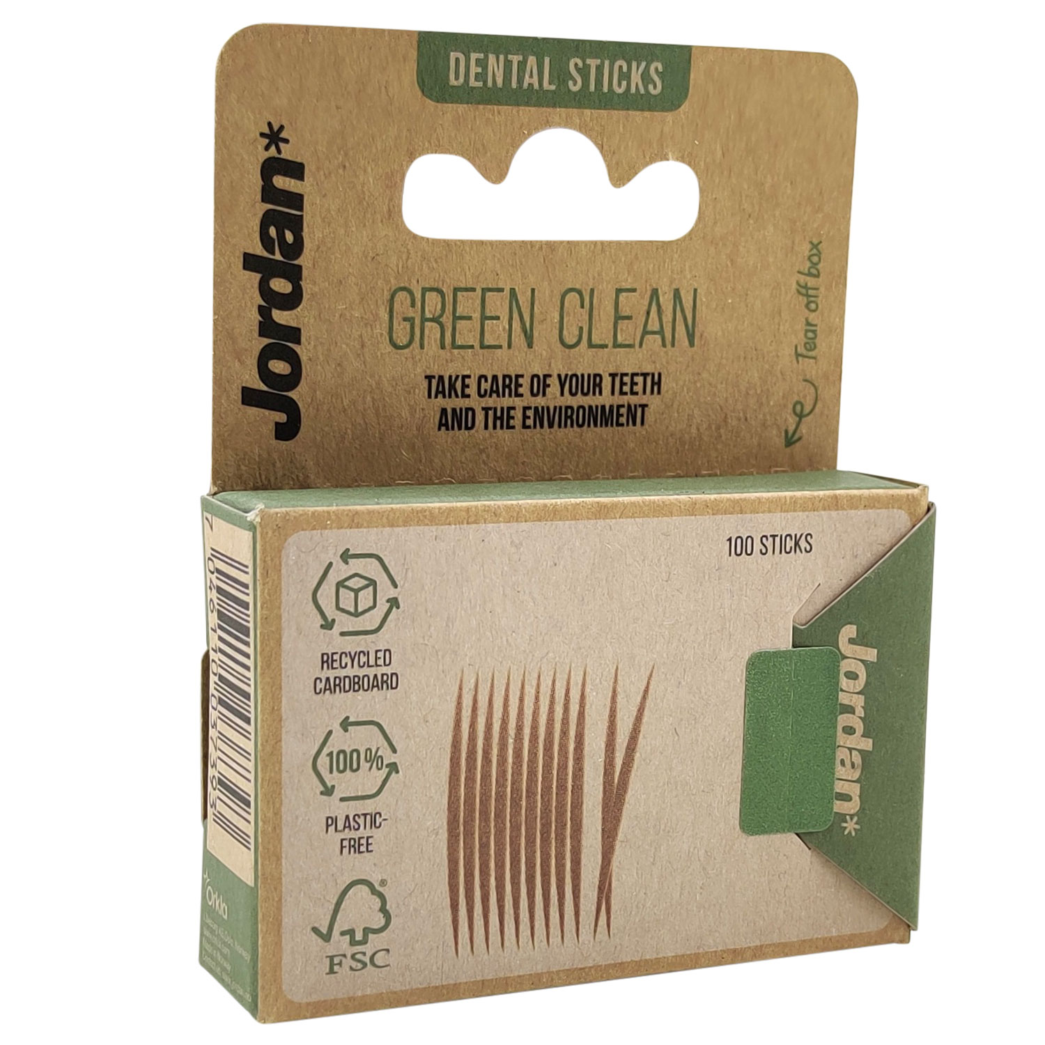 Jordan Green Clean Zahnstocher aus Holz