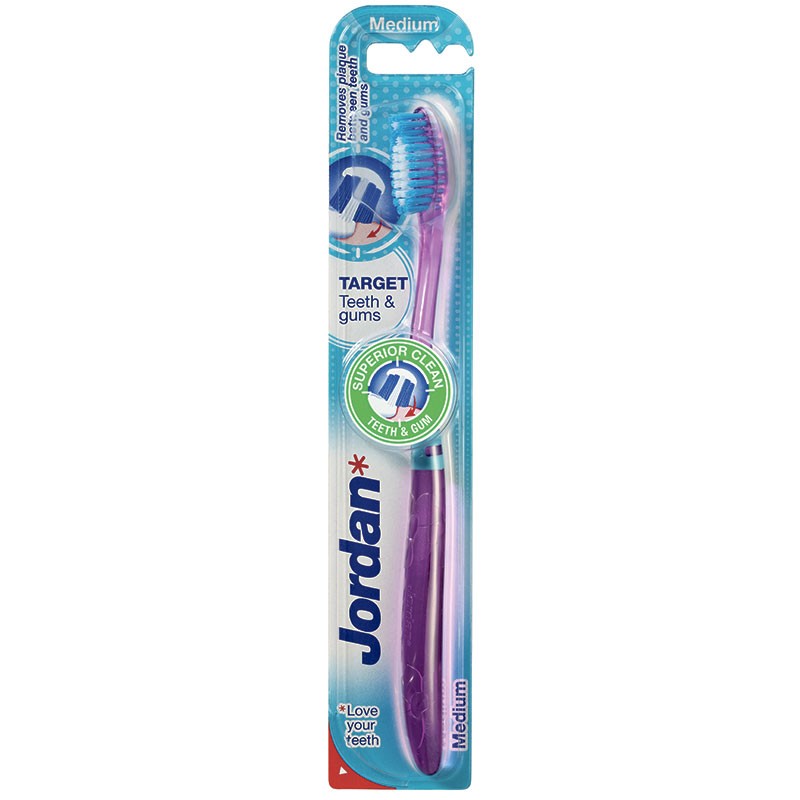Jordan Target Teeth & Gum Tandbørste Medium