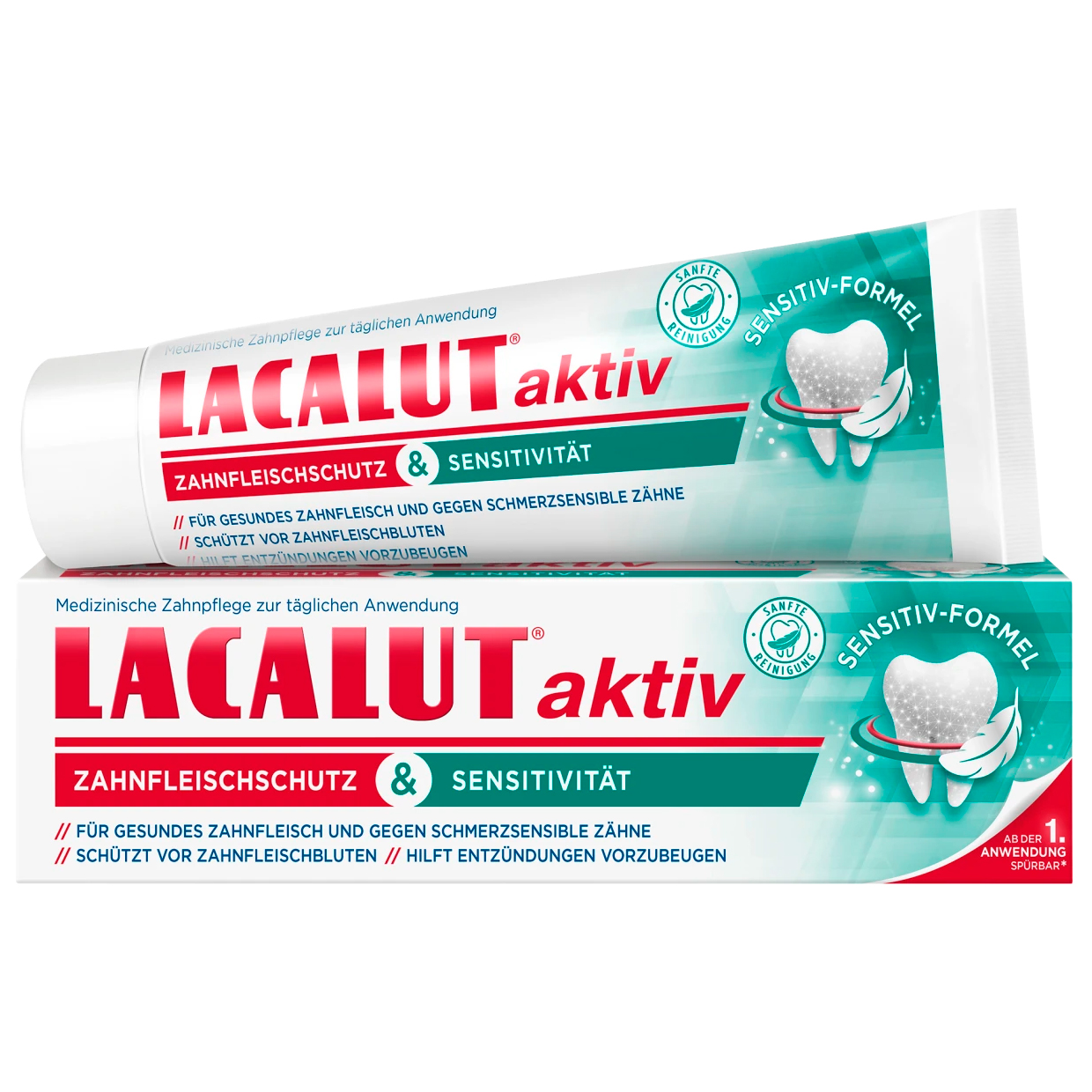 Lacalut Aktiv Tandpasta Gum Protection & Sensitivity 75 ml.