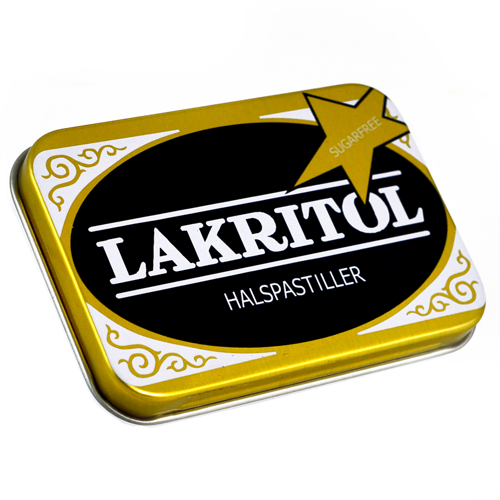 Lakritol Original Halspastiller Metaldåse - Lakritol Halspastiller