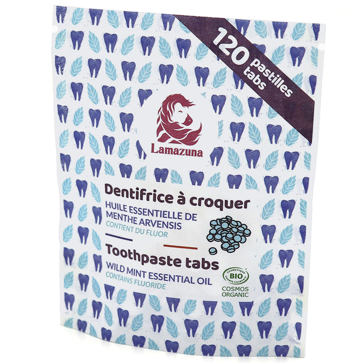 Lamazuna Tandpasta Tabletter Ultra Fresh Mint Fluor 120 stk.