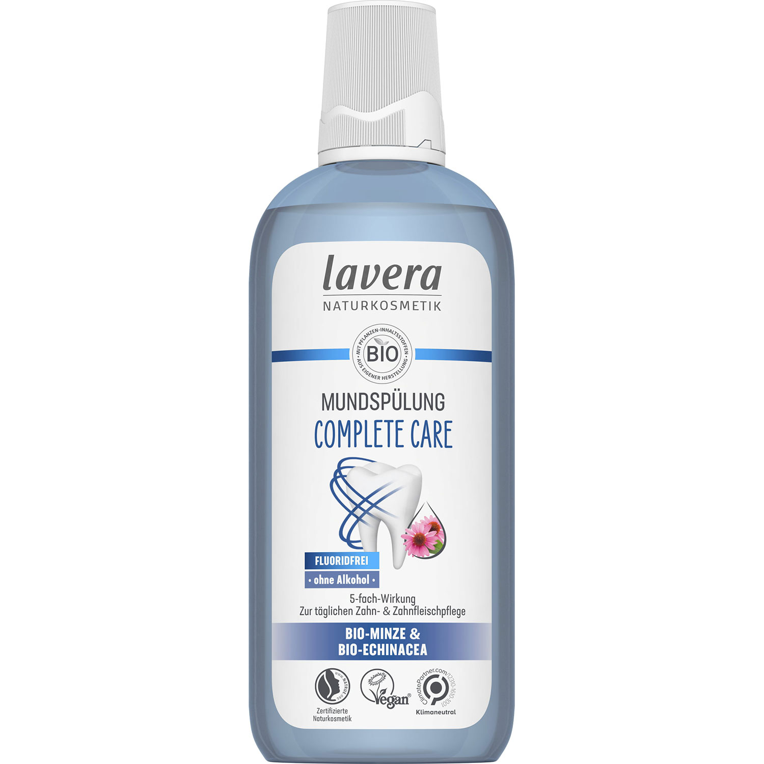 Natürliches Mundwasser LAVERA Complete Care 400 ml.